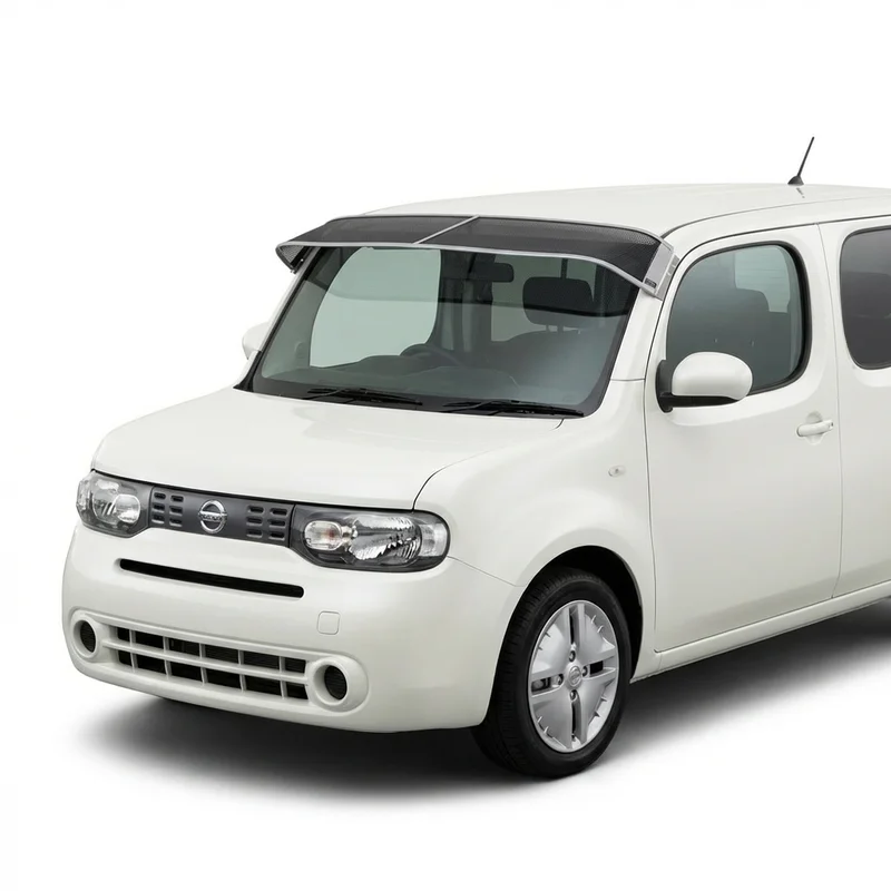 Premium Mesh Windscreen Sunvisor for Nissan Cube (2009 - 2014) - 1