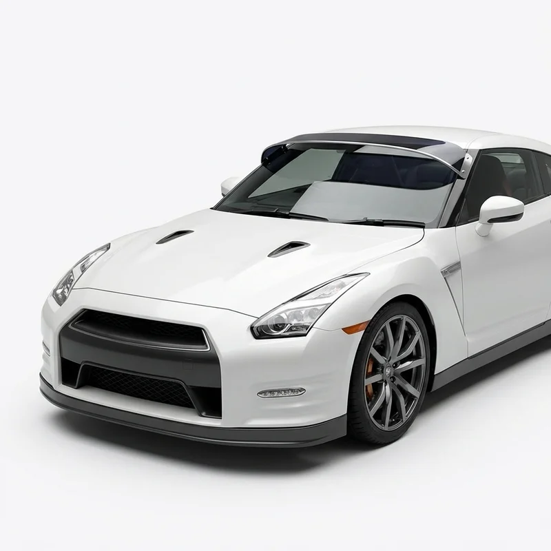 Tinted Acrylic Windscreen Sunvisor for Nissan GT-R (2009 - 2024) - 1