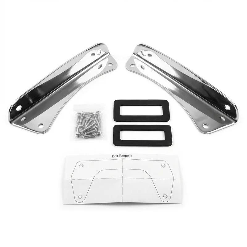Stainless Steel Mounting Bracket Kit for Nissan NP300 (2009 - 2022) - 1