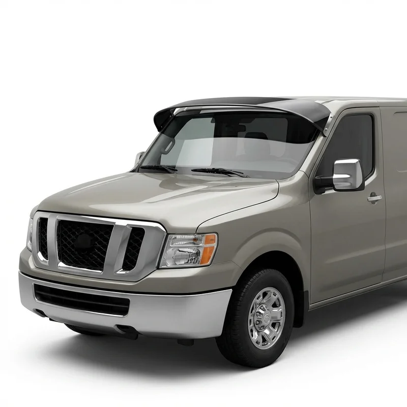 Tinted Acrylic Windscreen Sunvisor for Nissan NV1500 (2012 - 2021) - 1