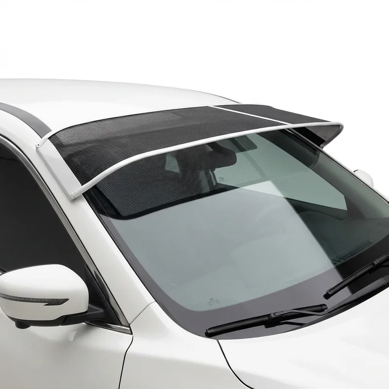 Premium Mesh Windscreen Sunvisor for Nissan Rogue Select (2014 - 2015) - 1