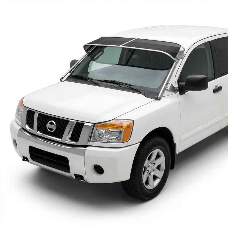 Premium Mesh Windscreen Sunvisor for Nissan TITAN (2004 - 2024) - 1