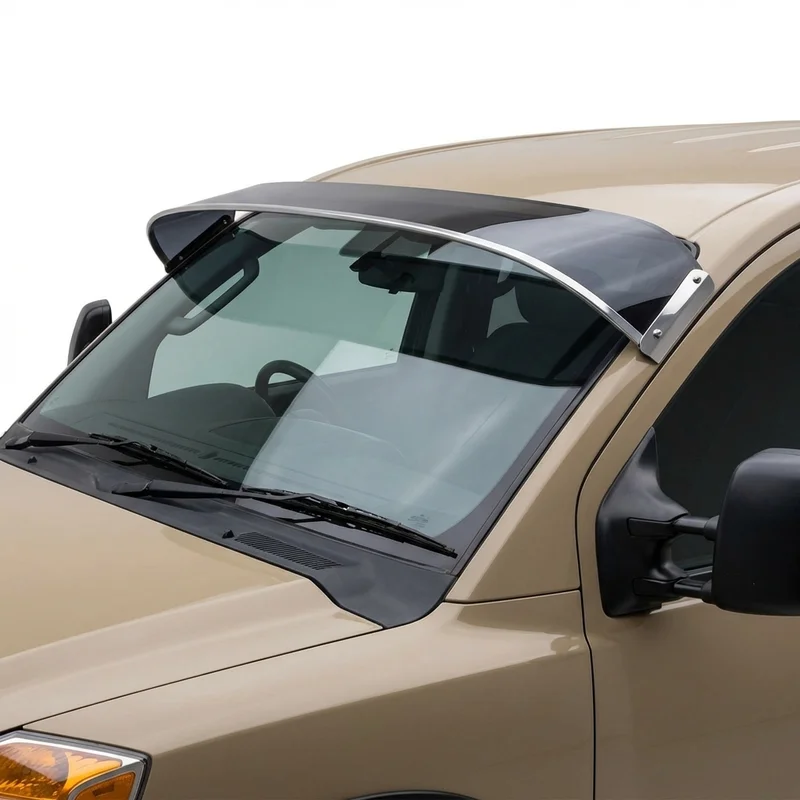 Tinted Acrylic Windscreen Sunvisor for Nissan TITAN (2004 - 2024) - 1