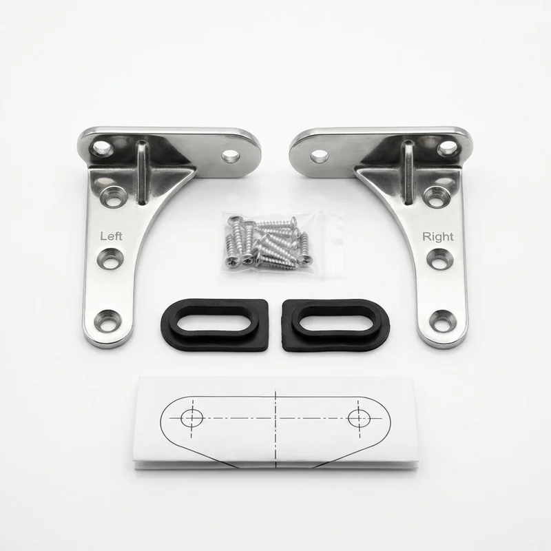 Edelstahl-Montagehalterungs-Set für Nissan Versa (2007 - 2025) - 1