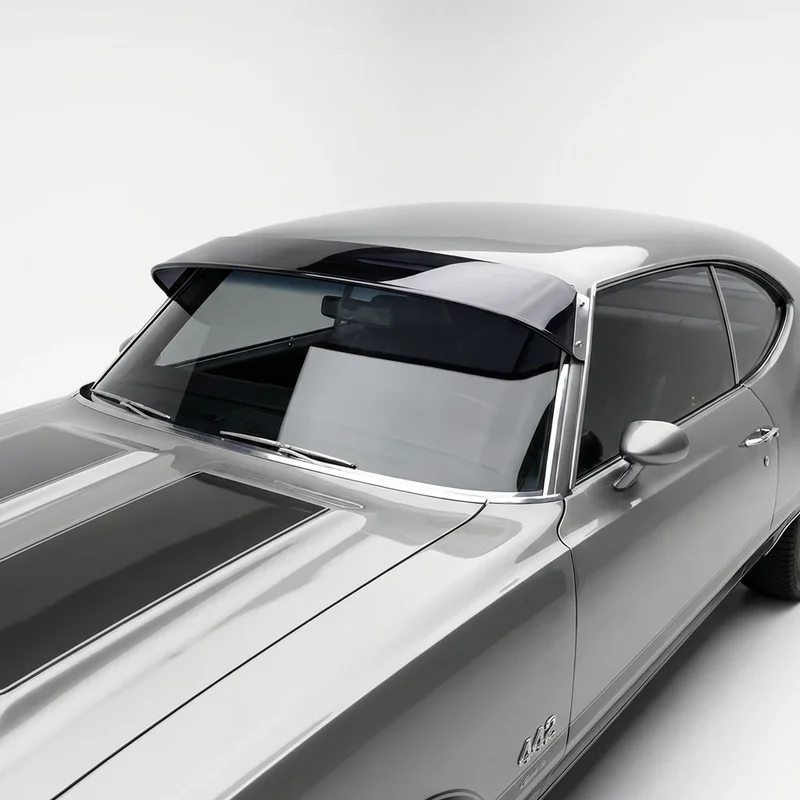 Tinted Acrylic Windscreen Sunvisor for Oldsmobile 442 (1970 - 1971) - 1