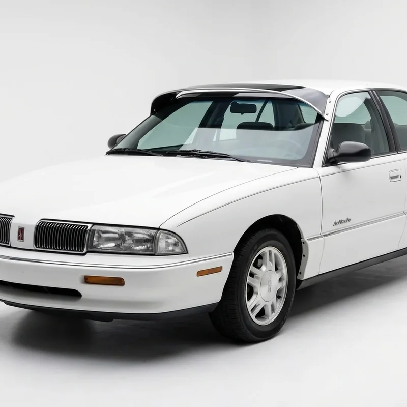 Tinted Acrylic Windscreen Sunvisor for Oldsmobile Achieva (1992 - 1998) - 1