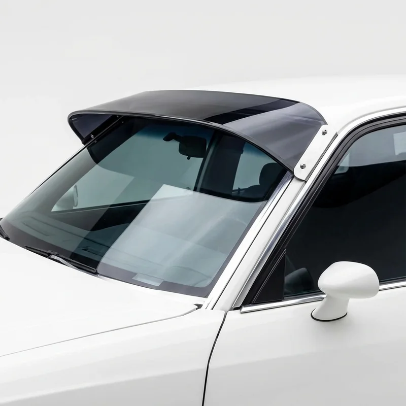 Tinted Acrylic Windscreen Sunvisor for Oldsmobile Cutlass Calais (1978 - 1991) - 1