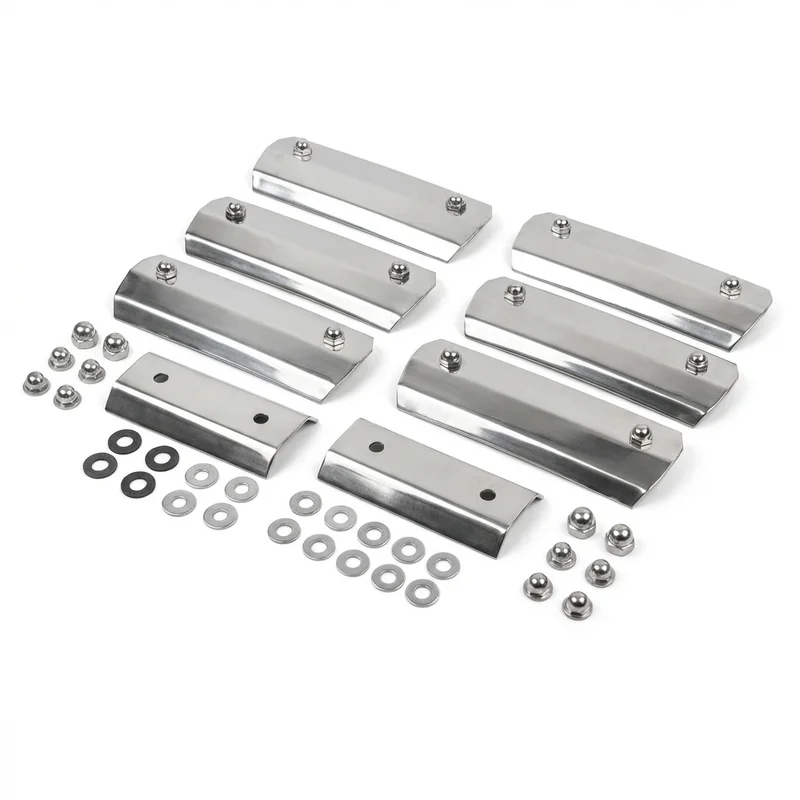 Stainless Steel Mounting Bracket Kit for Oldsmobile Delmont 88 (1967 - 1968) - 1