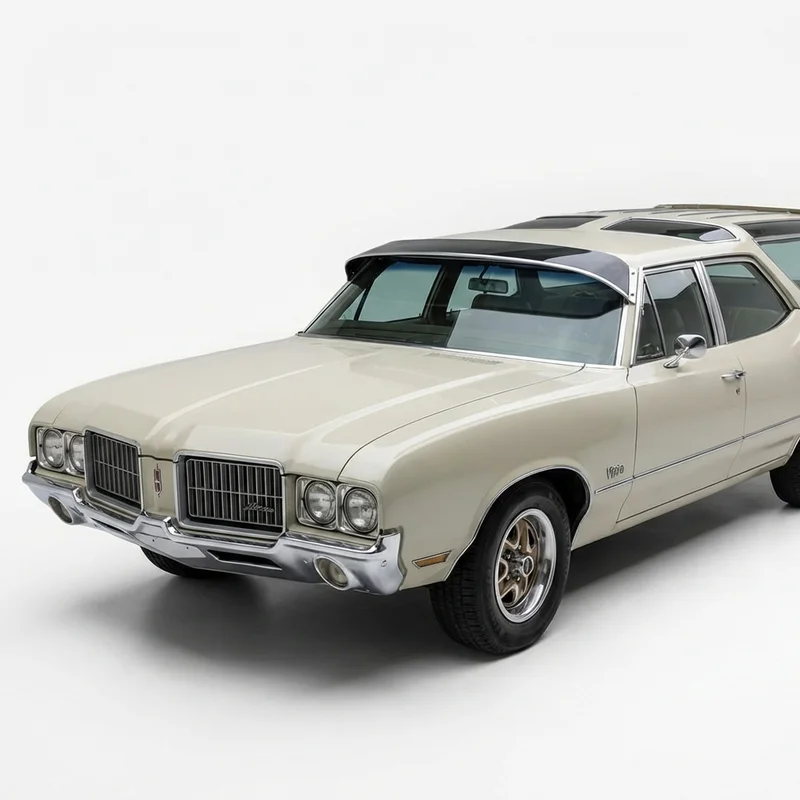 Tinted Acrylic Windscreen Sunvisor for Oldsmobile Vista Cruiser (1970 - 1975) - 1