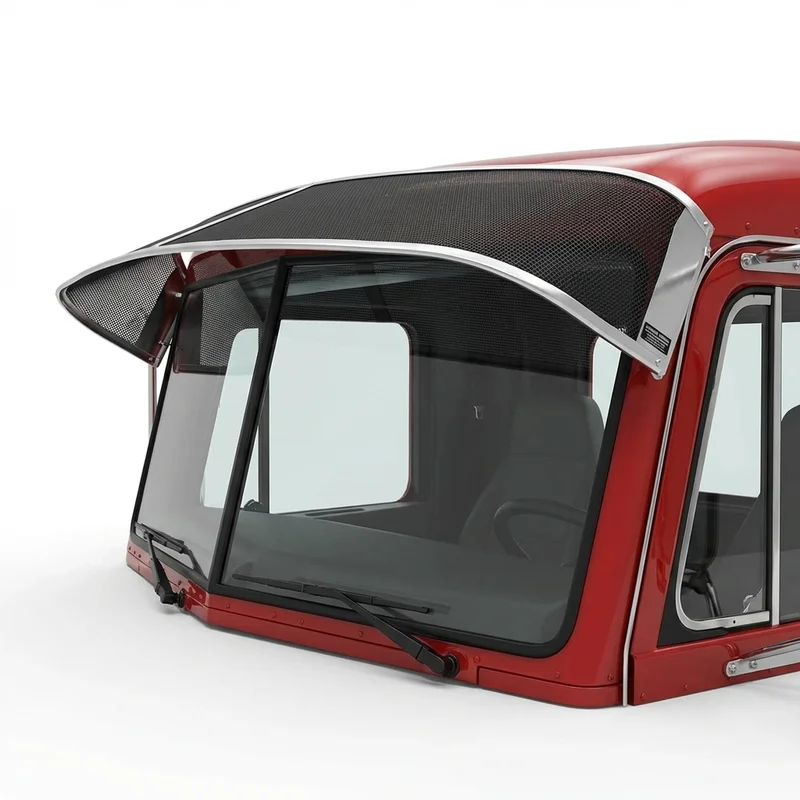 Premium Mesh Windscreen Sunvisor for Peterbilt 224 (1987 - 1987) - 1