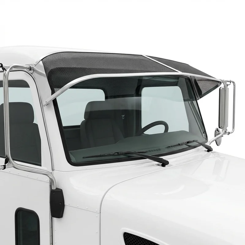 Premium Mesh Windscreen Sunvisor for Peterbilt 330 (1995 - 2020) - 1