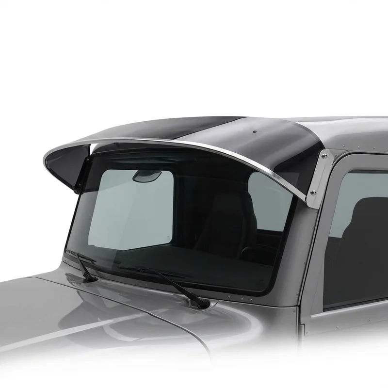 Tinted Acrylic Windscreen Sunvisor for Peterbilt 335 (2005 - 2010) - 1