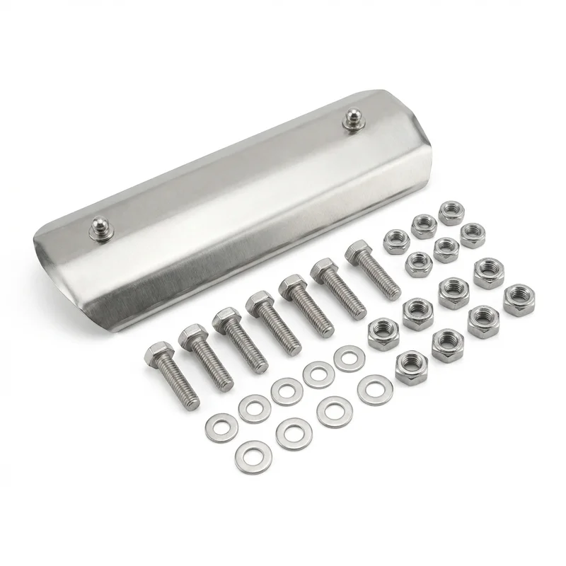 Stainless Steel Mounting Bracket Kit for Peterbilt 353 (1987 - 1988) - 1
