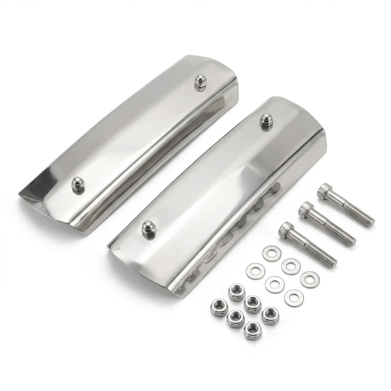Stainless Steel Mounting Bracket Kit for Peterbilt 362 (2005 - 2006) - 1