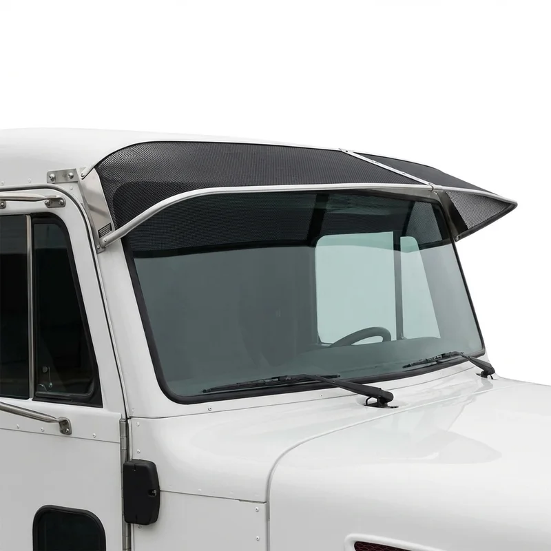 Premium Mesh Windscreen Sunvisor for Peterbilt 362 (2005 - 2006) - 1