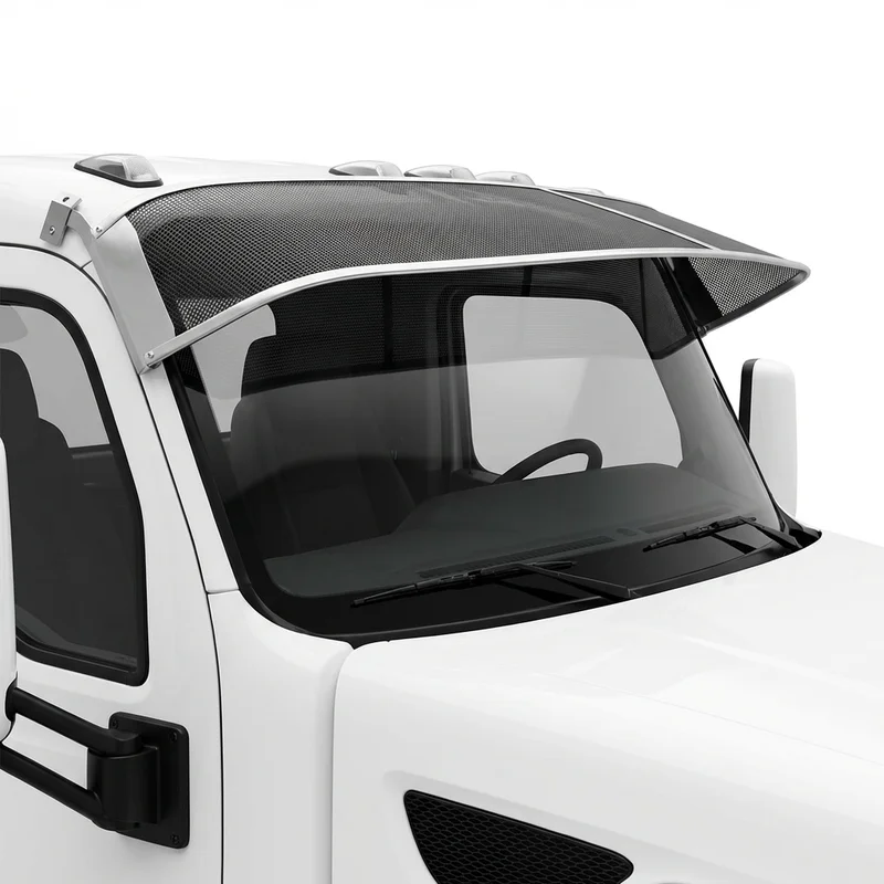 Premium Mesh Windscreen Sunvisor for Peterbilt 365 (2008 - 2022) - 1
