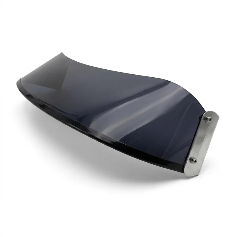 Tinted Acrylic Windscreen Sunvisor for Peterbilt 365 (2008 - 2022) - 1