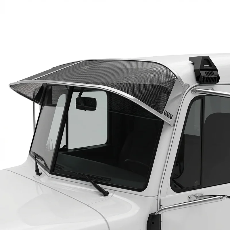 Premium Mesh Windscreen Sunvisor for Peterbilt 375 (1987 - 1996) - 1