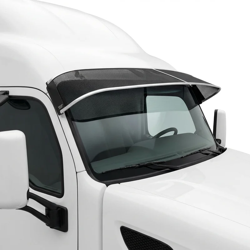 Premium Mesh Windscreen Sunvisor for Peterbilt 387 (2000 - 2011) - 1