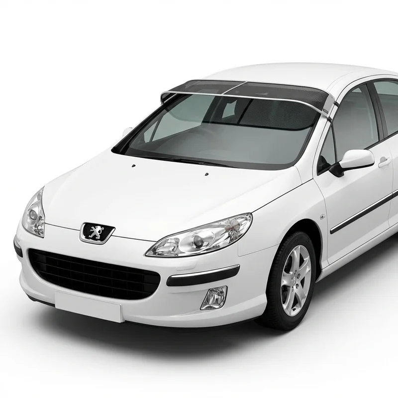 Premium Mesh Windscreen Sunvisor for Peugeot 407 (2006 - 2009) - 1