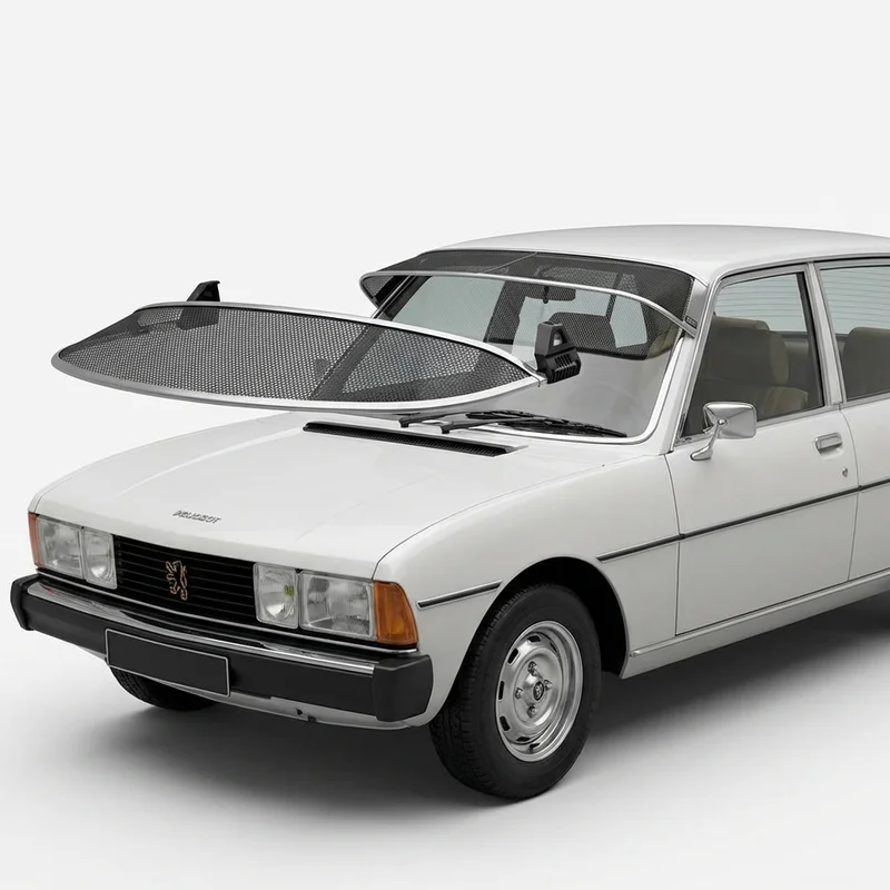 Premium Mesh Windscreen Sunvisor for Peugeot 604 (1977 - 1984) - 1