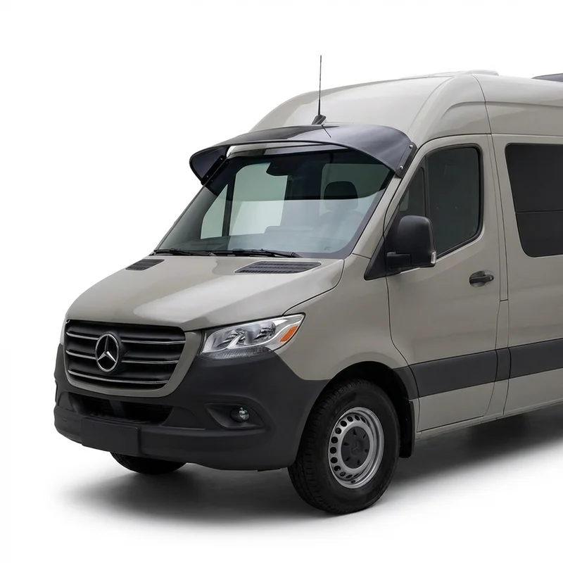 Tinted Acrylic Windscreen Sunvisor for Pleasure-Way Rekon (2022 - 2022) - 1