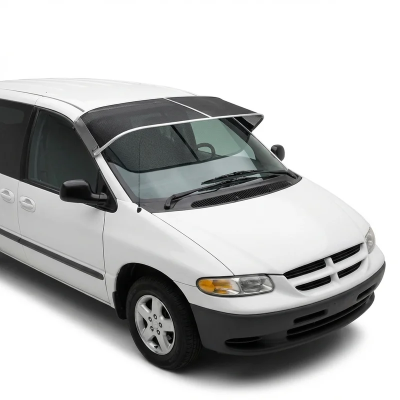 Premium Mesh Windscreen Sunvisor for Plymouth Grand Voyager (1987 - 2000) - 1