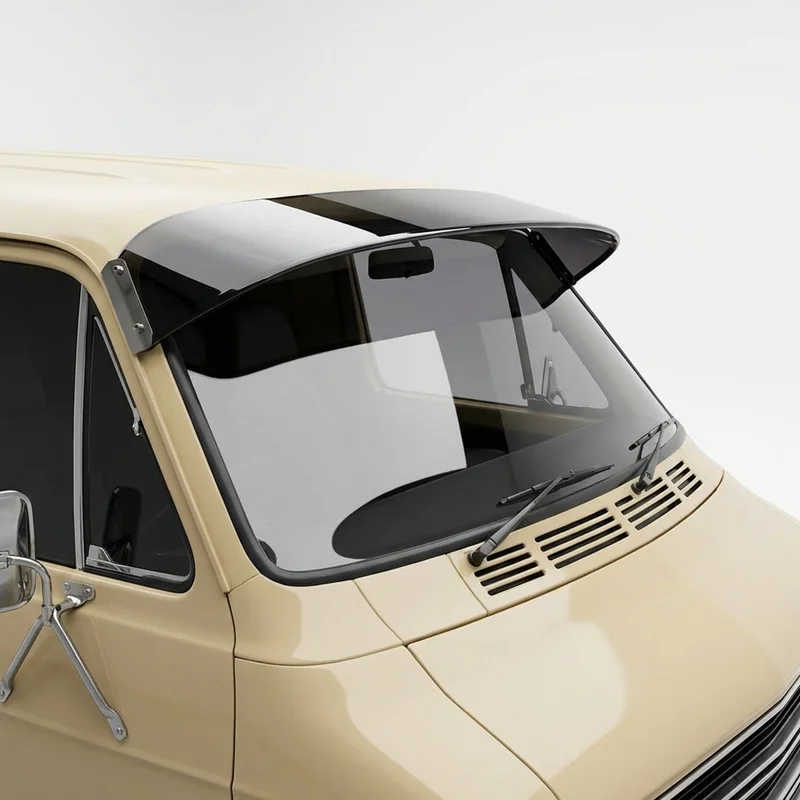Tinted Acrylic Windscreen Sunvisor for Plymouth PB100 Van (1974 - 1974) - 1