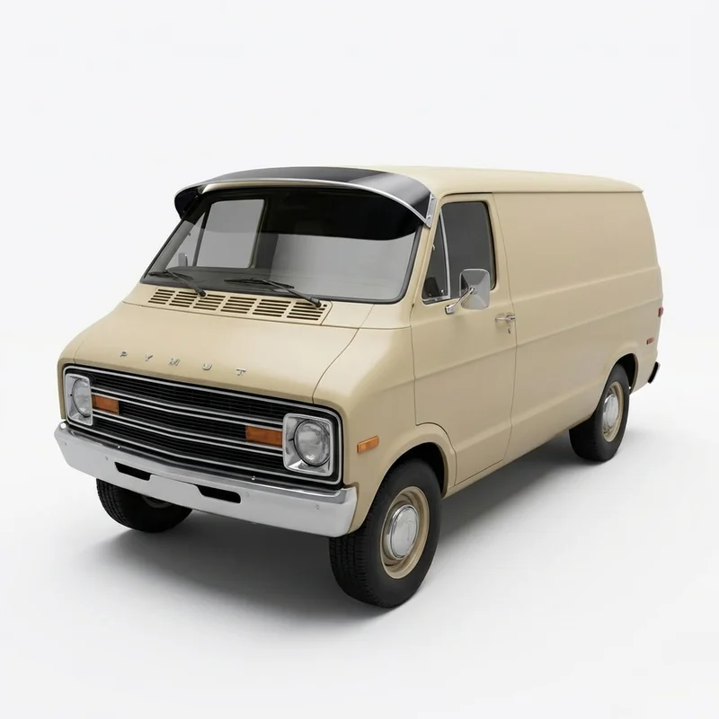 Tinted Acrylic Windscreen Sunvisor for Plymouth PB200 (1975 - 1980) - 1