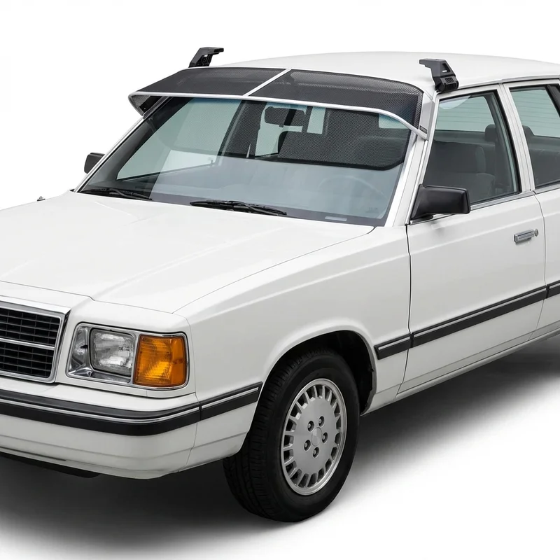 Premium Mesh Windscreen Sunvisor for Plymouth Reliant (1981 - 1989) - 1