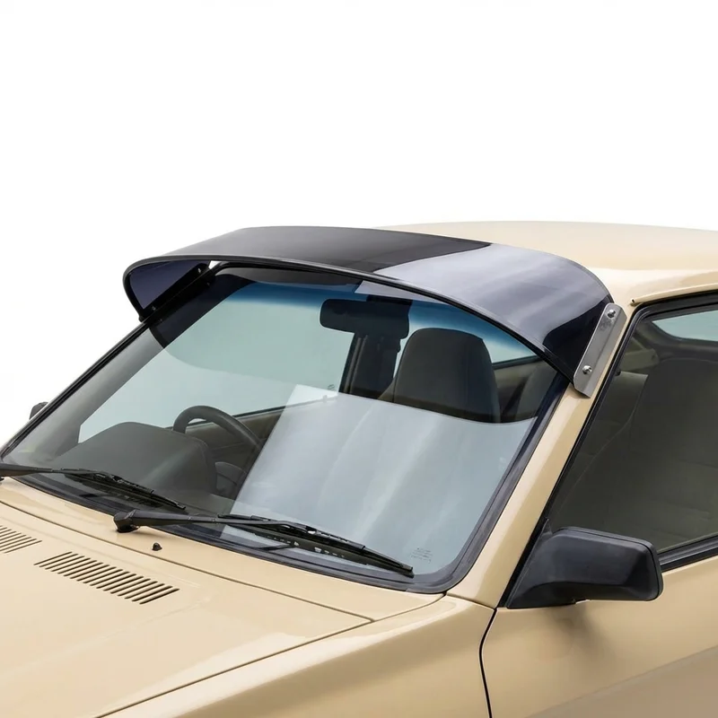 Tinted Acrylic Windscreen Sunvisor for Plymouth Turismo (1983 - 1987) - 1