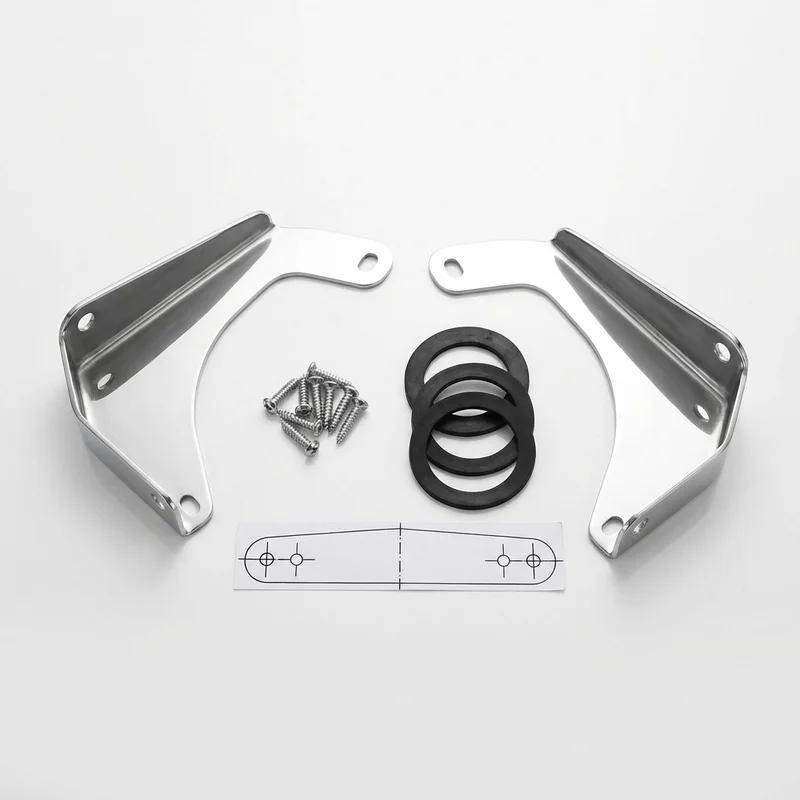 Stainless Steel Mounting Bracket Kit for Pontiac Trans Sport (1990 - 1999) - 1