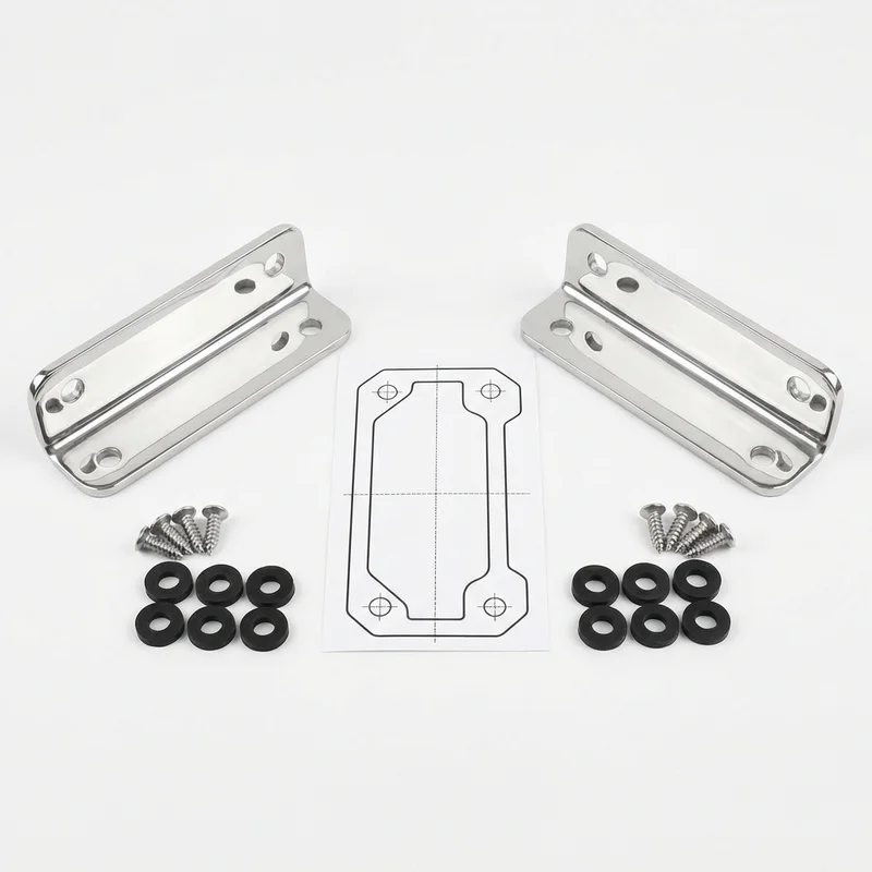 Stainless Steel Mounting Bracket Kit for Pontiac Wave5 (2005 - 2007) - 1