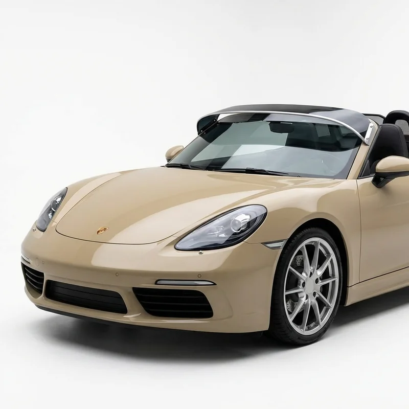 Tinted Acrylic Windscreen Sunvisor for Porsche 718 Boxster (2017 - 2023) - 1