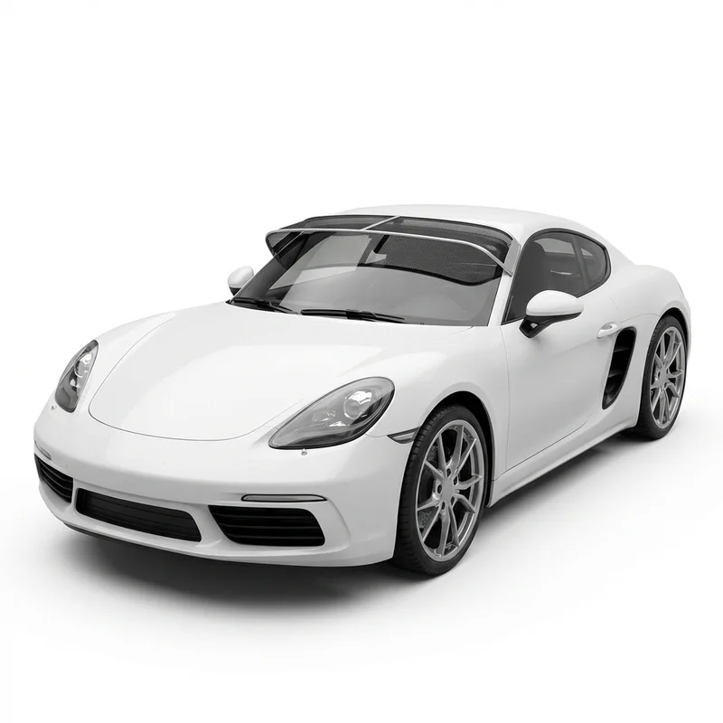 Premium Mesh Windscreen Sunvisor for Porsche 718 Cayman (2017 - 2023) - 1