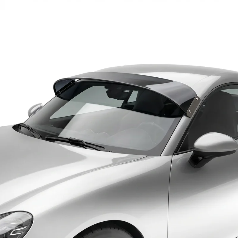 Tinted Acrylic Windscreen Sunvisor for Porsche 718 Cayman (2017 - 2023) - 1