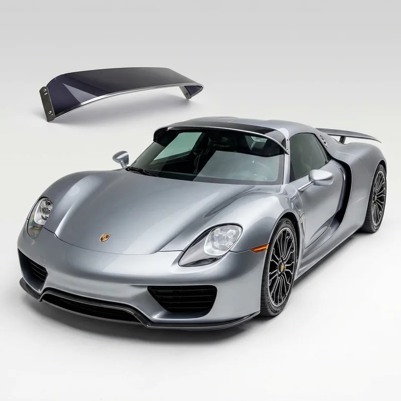 Tinted Acrylic Windscreen Sunvisor for Porsche 918 Spyder (2015 - 2015) - 1