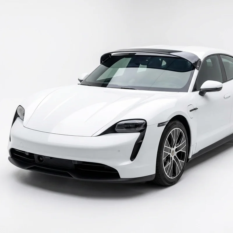 Tinted Acrylic Windscreen Sunvisor for Porsche Taycan (2020 - 2025) - 1