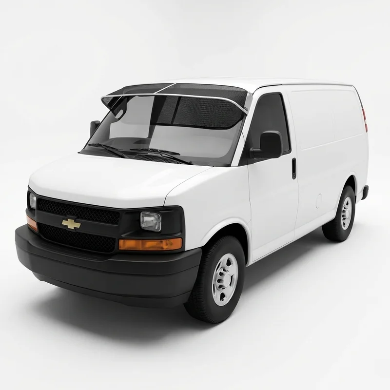 Premium Mesh Windscreen Sunvisor for Ram C/V (2012 - 2015) - 1