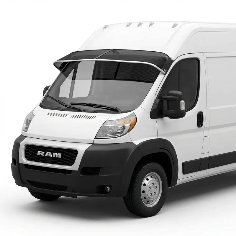 Premium Mesh Windscreen Sunvisor for Ram ProMaster Rapid (2017 - 2020) - 1