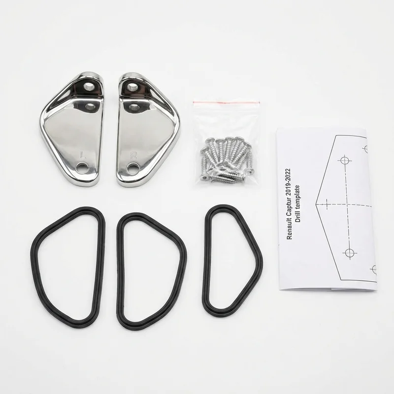 Stainless Steel Mounting Bracket Kit for Renault Captur (2019 - 2022) - 1