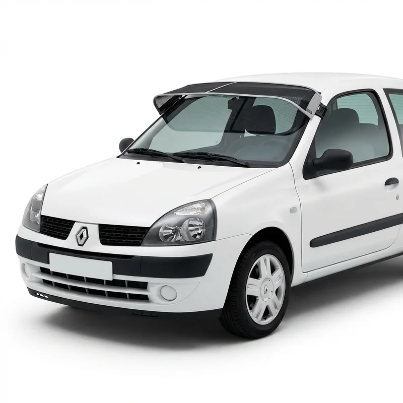 บังแดดกระจกหน้าแบบตาข่ายพรีเมียม สำหรับ Renault Clio (2002 - 2005) - 1