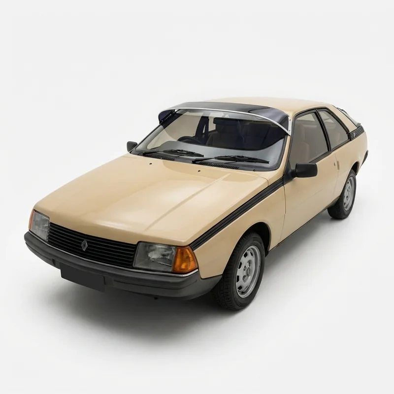 บังแดดกระจกหน้าอะคริลิกสีชา สำหรับ Renault Fuego (1982 - 1985) - 1