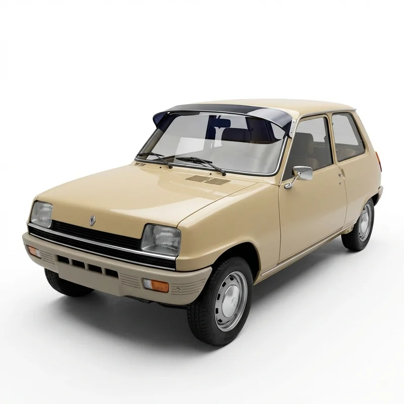 Getönte Acryl-Sonnenschutzblende für Renault LeCar (1977 - 1985) - 1