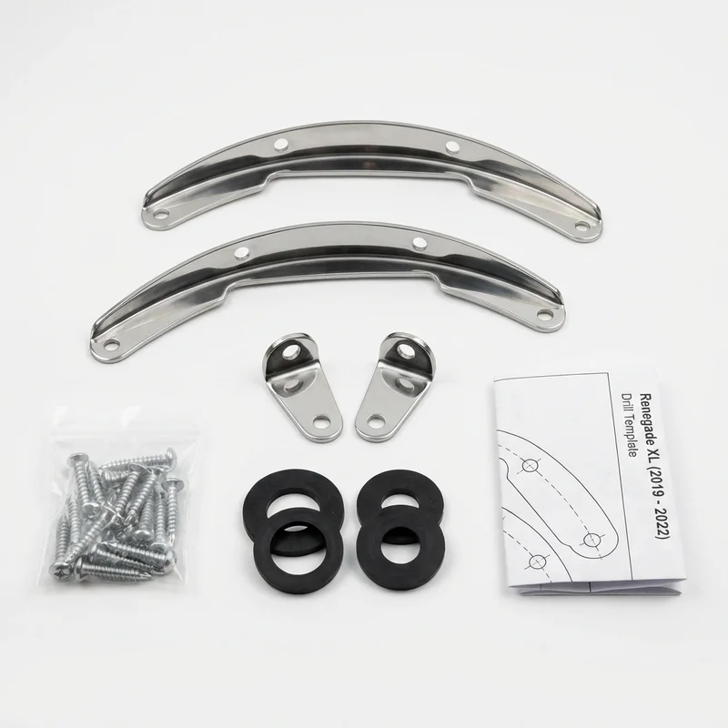 Stainless Steel Mounting Bracket Kit for Renegade XL (2019 - 2022) - 1