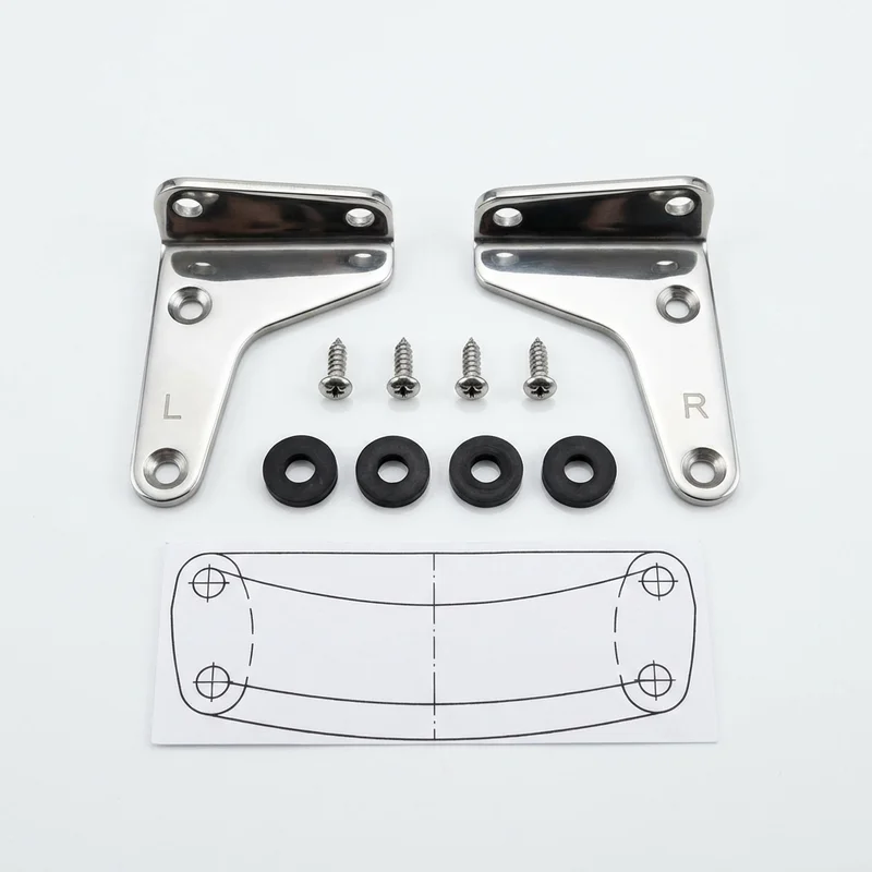Stainless Steel Mounting Bracket Kit for Scion tC (2005 - 2016) - 1