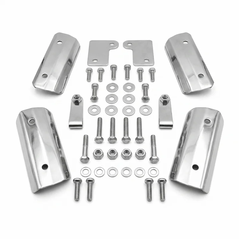 Stainless Steel Mounting Bracket Kit for Sterling Truck L8500 (1999 - 2010) - 1