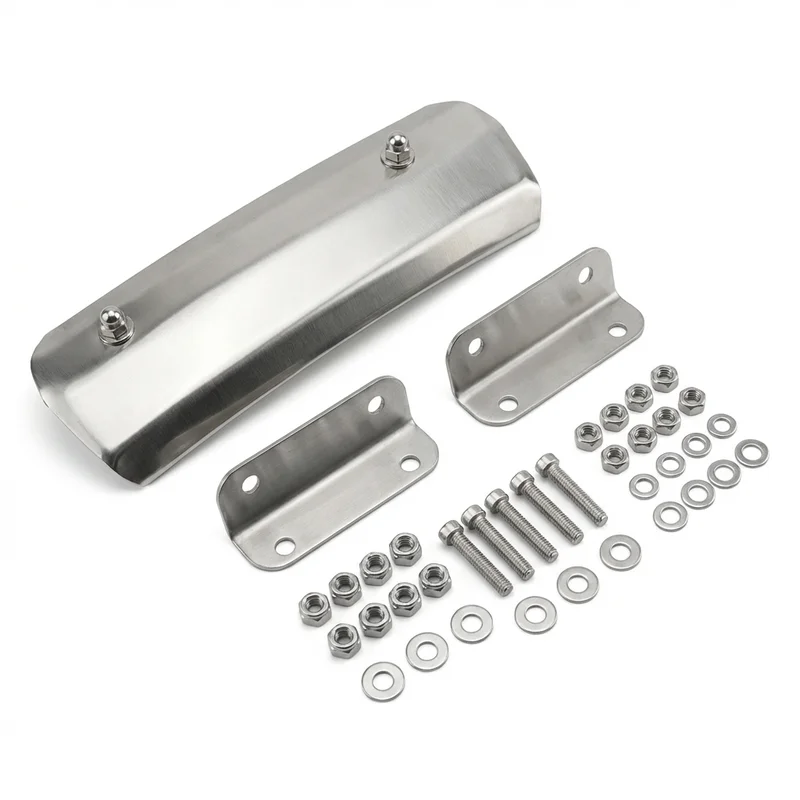 Stainless Steel Mounting Bracket Kit for Sterling Truck ST9500 (1999 - 2003) - 1
