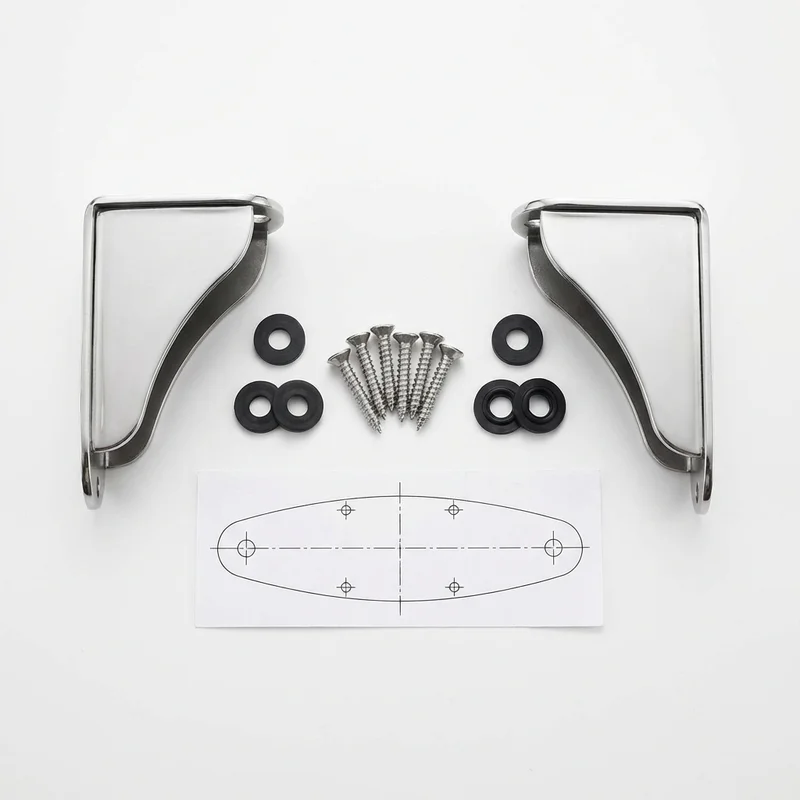 Stainless Steel Mounting Bracket Kit for Tesla X (2019 - 2024) - 1