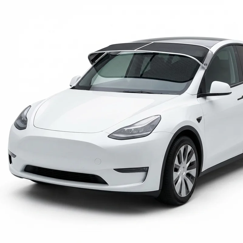 Premium Mesh Windscreen Sunvisor for Tesla Y (2020 - 2025) - 1
